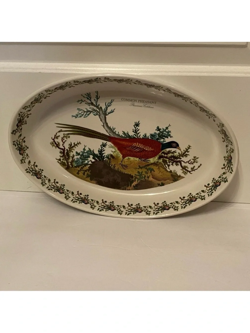 PORTMEIRION CASSEROLE SERVEWARE BAKE DINING COMMON PHEASANT WHITE BROWN GREEN